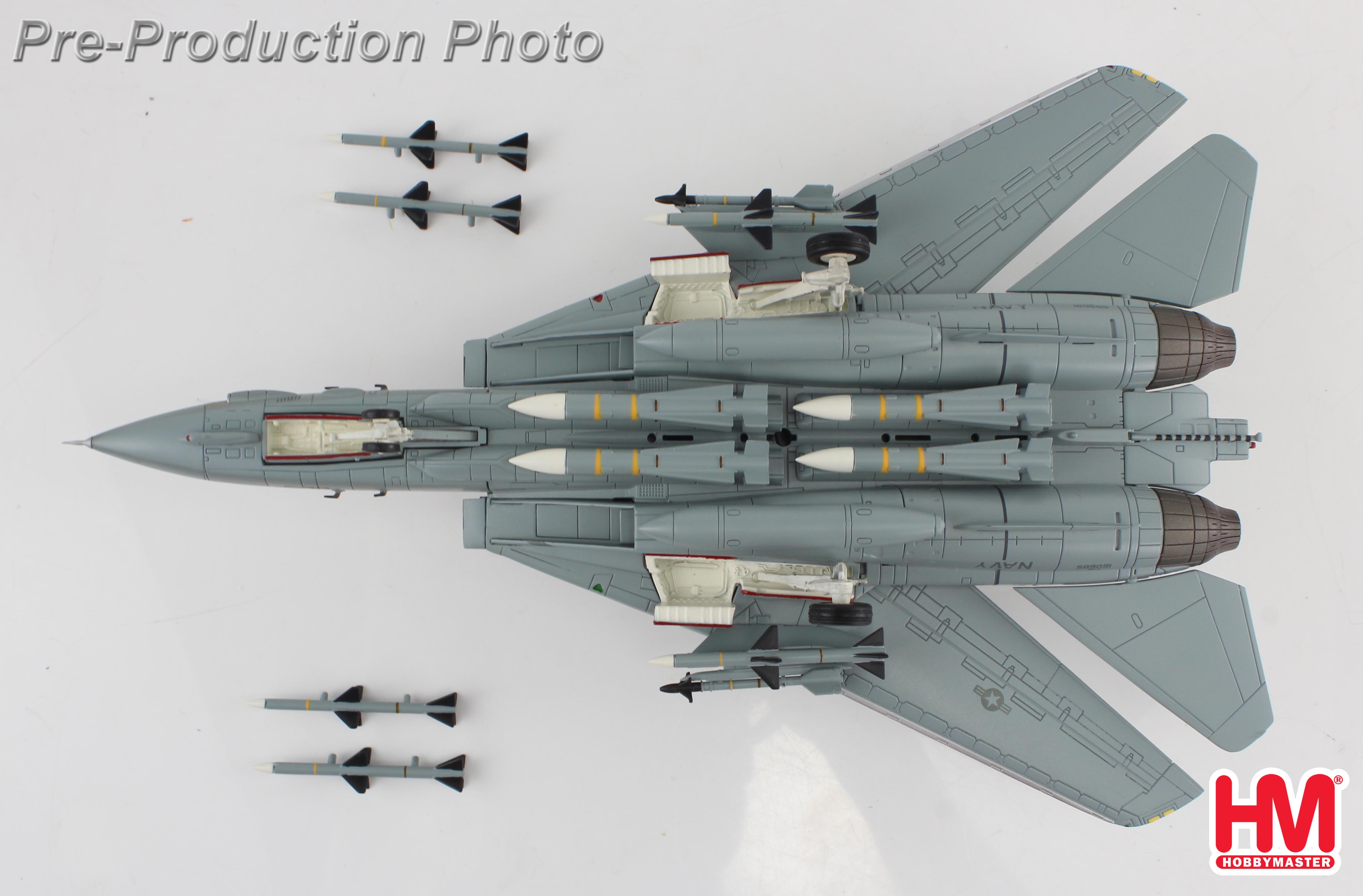 【ヒロシ】F-14 トムキャット Amazon | NUOTIE 1/100 F-14 トムキャット 金属戦闘機モデル完成